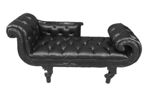 Black Leather Sled